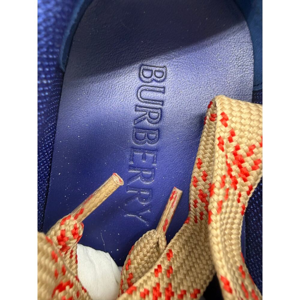 Burberry Terrace Check Cotton Low-Top Sneakers SZ:35.5 - Picture 12 of 12